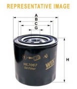 WIX FILTERS - WL7135 - Фильтр масляный Scania Volvo LF3376